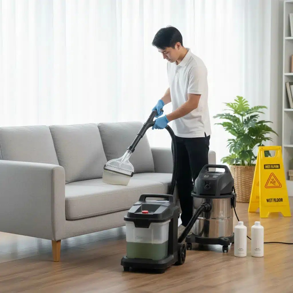 ซักโซฟาอย่างมืออาชีพ เพื่อบ้านที่สะอาดหมดจด